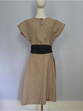 Embroidered Linen Cotton Medeieval Style Tunic